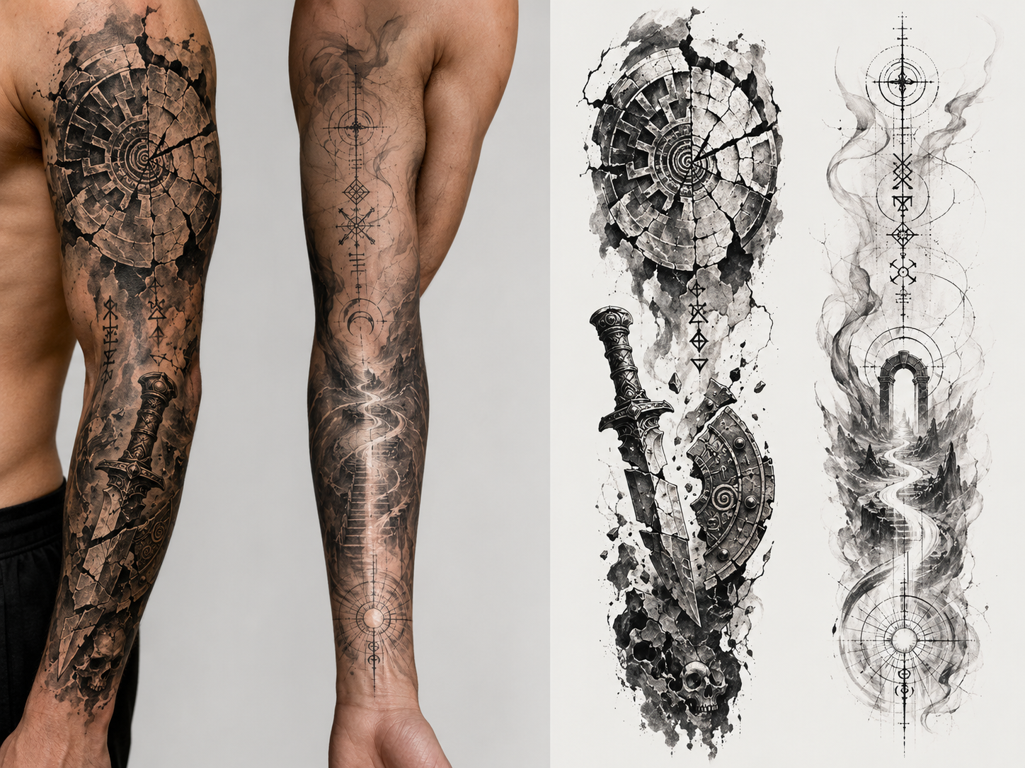 Origin Wound tattoo model preview